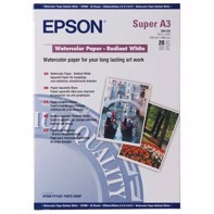 Epson Watercolor Paper Radiant White 188 g/m2, A3+ - 20 arkkia